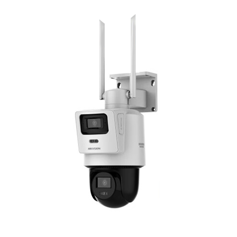 ?？低旽IKVISION DS-2DE3Q144MY-T/GLSE(4/4mm) 4G監(jiān)控器雙攝像頭