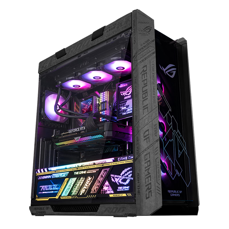 華碩 太陽神ROG全家桶14代i7/i9/RTX4090玩家國度水冷設(shè)計師游戲臺式電腦主機(jī)組裝整機(jī)